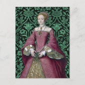 Portrait Prinzessin Elizabeth Tudor, Königin Postkarte (Vorderseite)