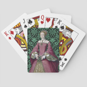 Portrait Prinzessin Elizabeth Tudor, Königin Spielkarten