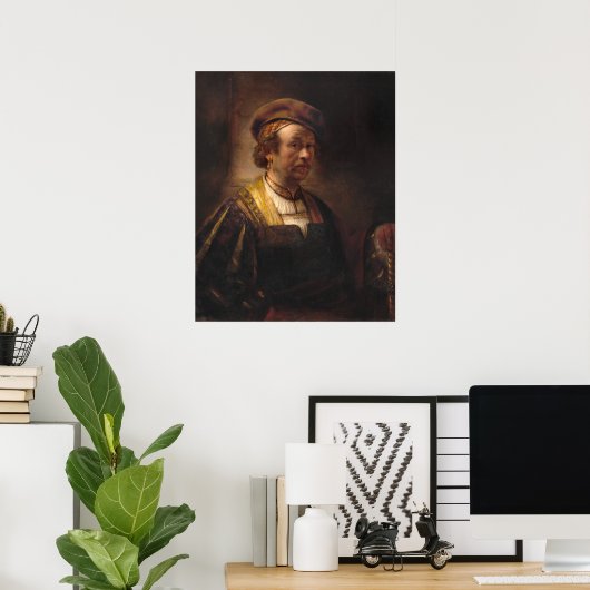 Portrait - Rembrandt Fine Art Poster (Heimbüro)