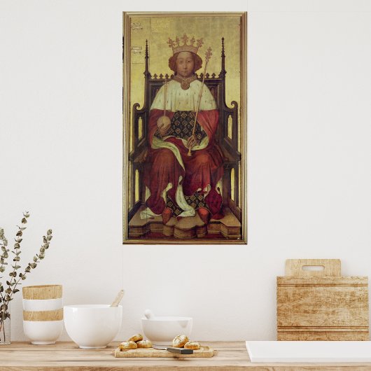 Portrait Richard II 'The Westminster Portrait' Poster (Küche)