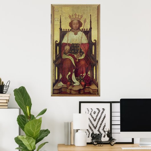 Portrait Richard II 'The Westminster Portrait' Poster (Heimbüro)