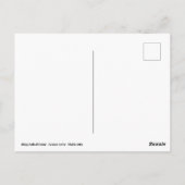 Portrait-Ringelmagen Postkarte (Rückseite)