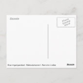 Portrait-Rose Postkarte (Rückseite)