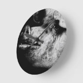 Portrait Runde Wanduhr (Winkel)