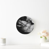 Portrait Runde Wanduhr (Zuhause)