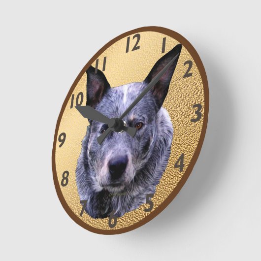 Portrait Runde Wanduhr (Winkel)