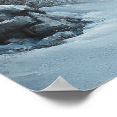 Portrait Saint Nick Winter | Digitale Kunst Poster (Ecke)