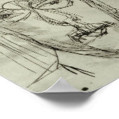 Portrait Schäffer | Albert Müller Poster (Ecke)