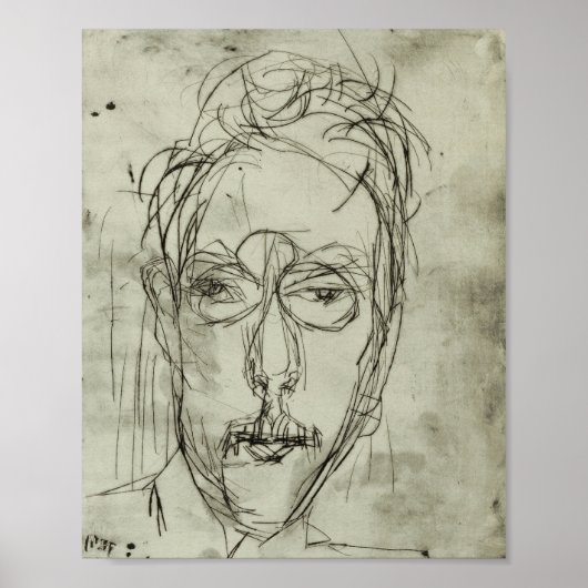 Portrait Schäffer | Albert Müller Poster (Vorne)