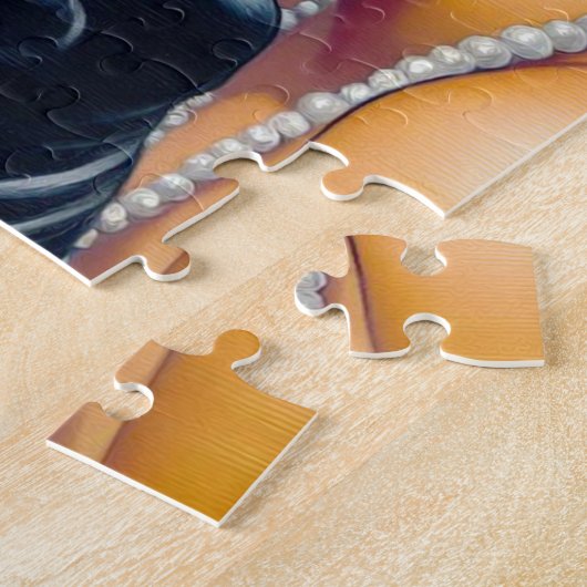 Portrait Schönes Button hoch Puzzle (Seite)