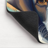 Portrait Sketch Painting Mousepad (Ecke)