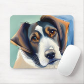Portrait Sketch Painting Mousepad (Mit Mouse)