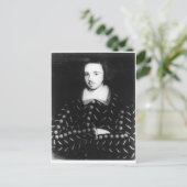Portrait soll Christopher Marlowe sein Postkarte (Stehend Vorderseite)