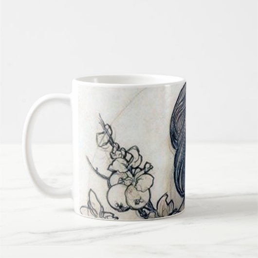 Portrait (Studie), Alphonse Mucha Kaffeetasse (Links)