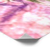 Portrait "The Violet Warrior" Poster (Ecke)