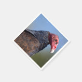Portrait Türkei-Geier Serviette (Ecke)