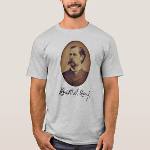 Portrait und Signatur von Wyatt Earp T-Shirt