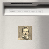 Portrait und Unterschrift von Giacomo Puccini Magnet (In Situ (Geschirrspüler))