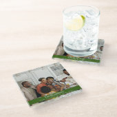 Portrait Untersetzer - Kunst des Drinks (Schrägansicht)