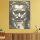 Portrait Van Beethoven Leinwanddruck (Insitu (Wohnzimmer))