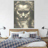 Portrait Van Beethoven Leinwanddruck (Insitu (Schlafzimmer))