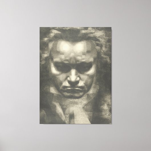 Portrait Van Beethoven Leinwanddruck (Vorderseite)