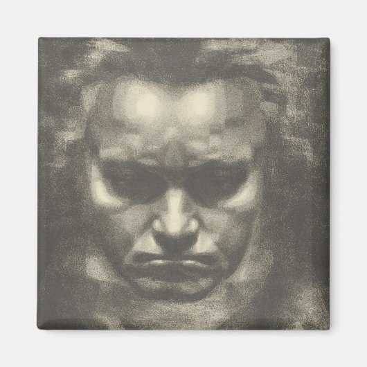 Portrait Van Beethoven Magnet (Vorne)