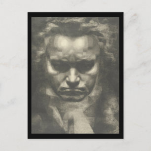 Portrait Van Beethoven Postkarte