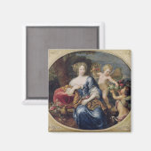Portrait vermutlich Francoise-Athenais Magnet (Vorderseite/Rückseite)