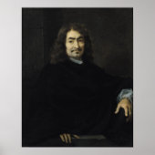 Portrait, vermutlich Rene Descartes Poster (Vorne)