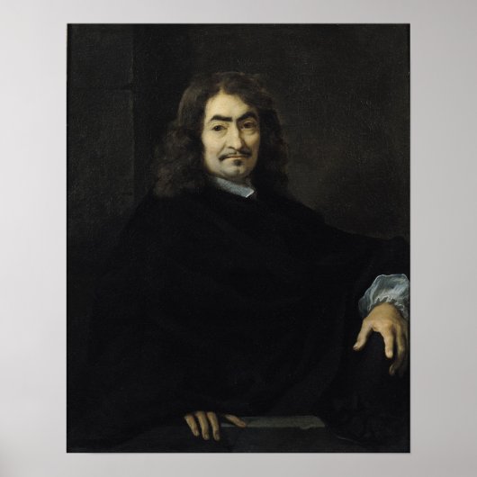 Portrait, vermutlich Rene Descartes Poster (Vorne)