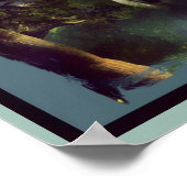 Portrait vom Juni von P. Arbegast Yanick Poster (Ecke)