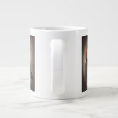 Portrait von A Lion Jumbo-Tasse (Rückseite)