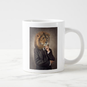 Portrait von A Lion Jumbo-Tasse