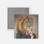 Portrait von A Lion Magnet (Vorderseite/Rückseite)