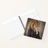 Portrait von A Lion Notizblock (Innenseite)