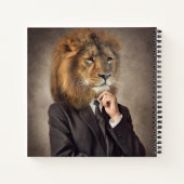 Portrait von A Lion Notizblock (Rückseite)