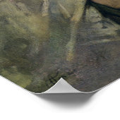 Portrait von Abd el-Kader Poster (Ecke)