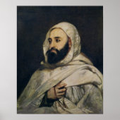Portrait von Abd el-Kader Poster (Vorne)