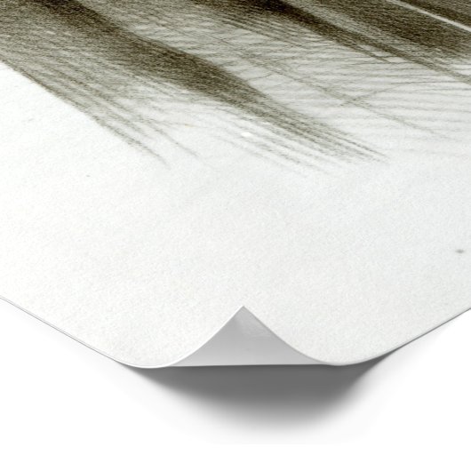 Portrait von Abd-El-Kader Poster (Ecke)