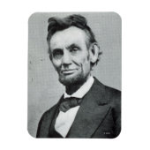Portrait von Abe Lincoln 1 Magnet (Vertikal)