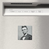 Portrait von Abe Lincoln 1 Magnet (In Situ (Geschirrspüler))