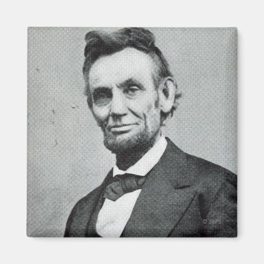 Portrait von Abe Lincoln 1 Magnet (Vorne)