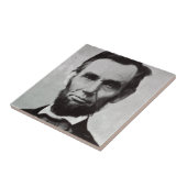 Portrait von Abe Lincoln 2 Fliese (Seite)