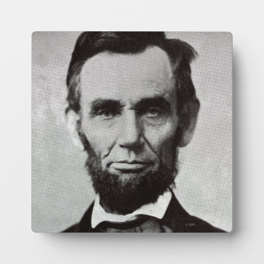 Portrait von Abe Lincoln 2 Fotoplatte (Vorderseite)