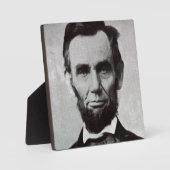 Portrait von Abe Lincoln 2 Fotoplatte (Vorderseite)