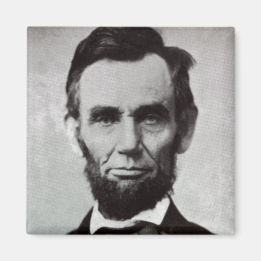 Portrait von Abe Lincoln 2 Magnet (Vorne)