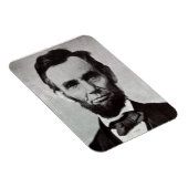 Portrait von Abe Lincoln 2 Magnet (Rechte Seite)