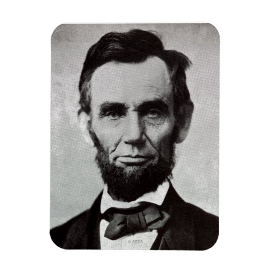 Portrait von Abe Lincoln 2 Magnet (Vertikal)