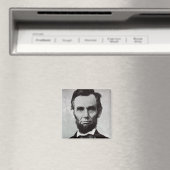 Portrait von Abe Lincoln 2 Magnet (In Situ (Geschirrspüler))